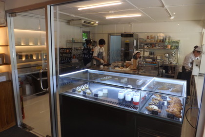 店内のベイキング・ルーム